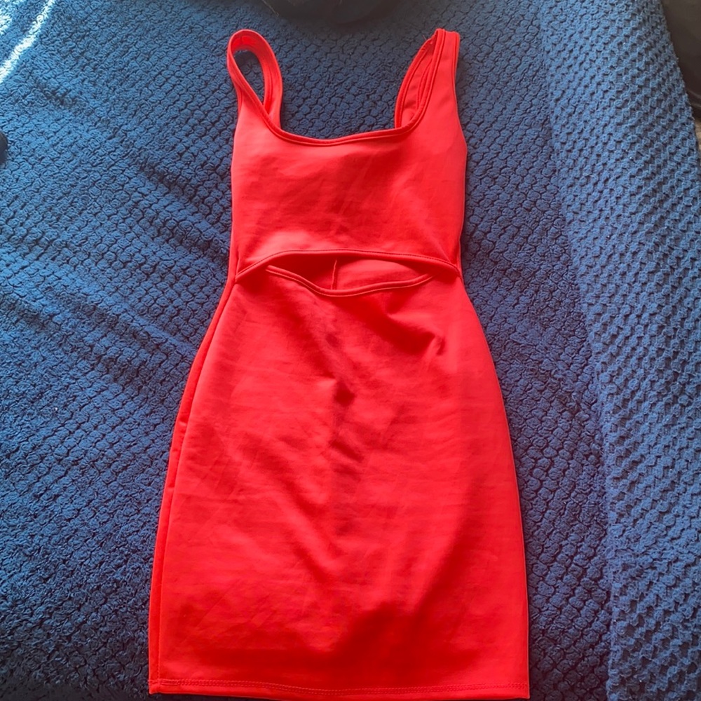 Bright pink sexy dress in small